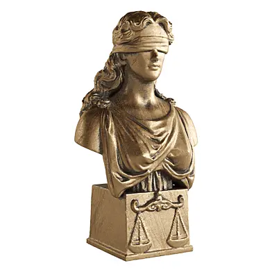 justic girl statue