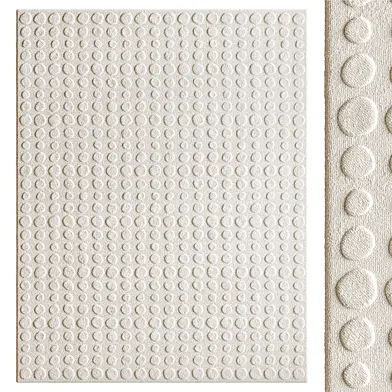 Geo Dotty Rosy Lilac Kids Performance Rug 08