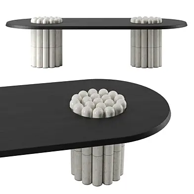 RAKU-YAKI DINING TABLE-OBLONG