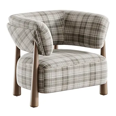 Dolores Stone Cream Fabric Occasional Chair