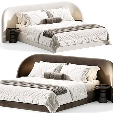 Sculpt Double Bed