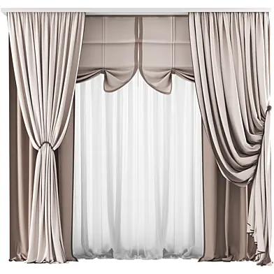 Silk and Cotton Curtain Set 80