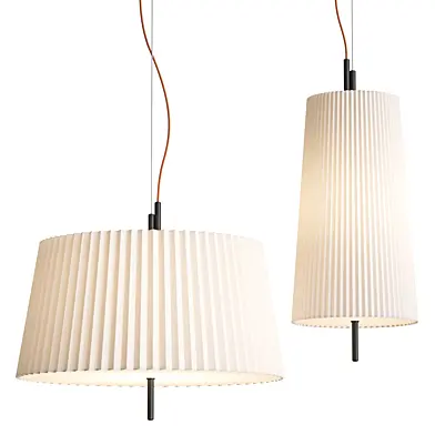 Folie White Pendant Light