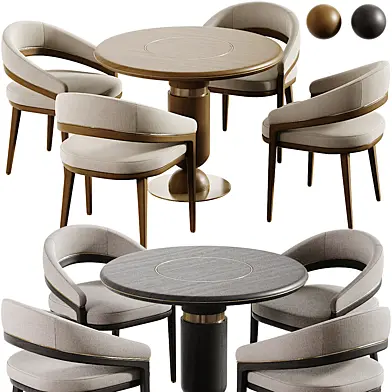 Erick Dining Chair and Stanchoin Table