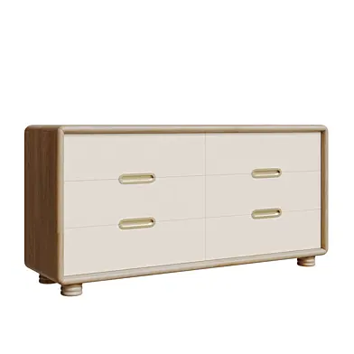 Monza Faux-Leather Six-Drawer Dresser