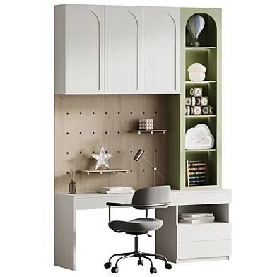 Мебель для детской комнаты с декором / Children set 03