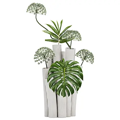 Sculptural Tube Planter