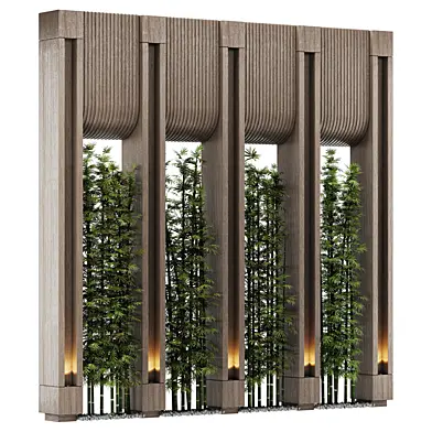 Zen Bamboo Wall