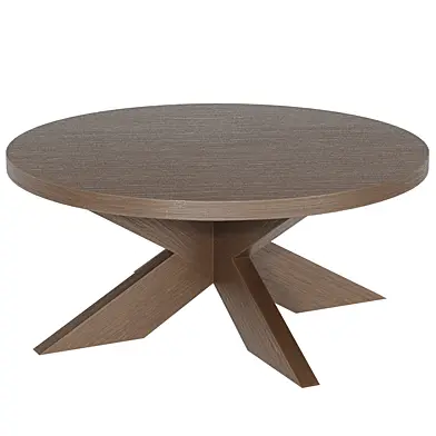 Round modern coffee table