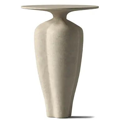 Stoneware side table - Galerie Philia