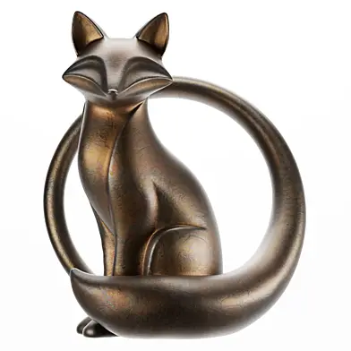 Elegant Fox Sculpture