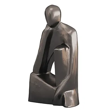Sculpture Seated Man 225