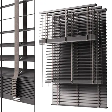 Wooden Blinds Set 38