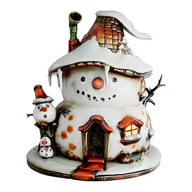 Decorative Holiday Snow House