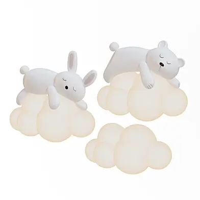 Lamps clouds with animals | Светильники настенные облака с животными