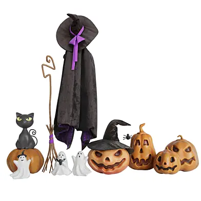 Halloween decor set