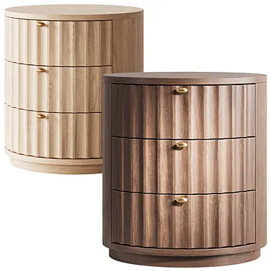 RH Cordelia 3-Drawer Nightstand