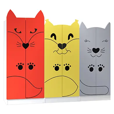 Montessori dresser for children animal design