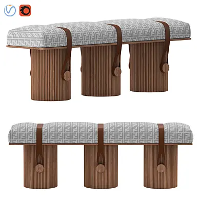 F-ENCH - FENDI CASA Bench