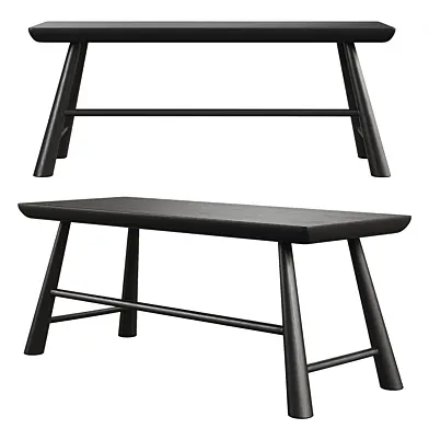 Lorik Desk - Worn Black