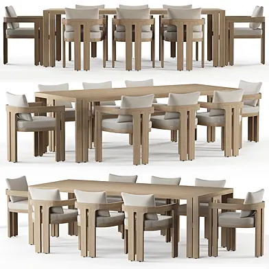 RH | Matira Teak Rectangular Dining Table