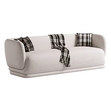 Mykonos Off White Boucle Sofa