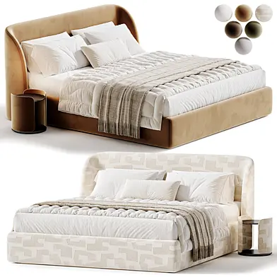 Moss double bed, Кровать Мосс