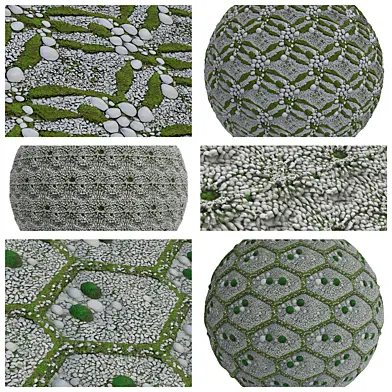 FB1168 SereneGround_JapaneseStyle covering | PBR | 3mat | 4K