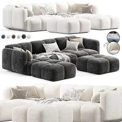 Westwing Tayla Modular Sofa with ottoman