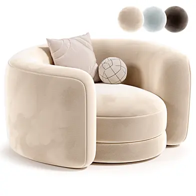 PALACE Fabric armchair BY Paloma Editions