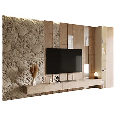 TV Wall set Shelf Wall Panel Decor