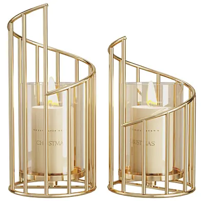 Metal Wire Candle Holder