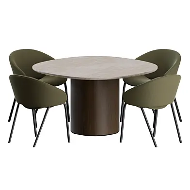 Folium Chair Ovata Table by Wendelbo