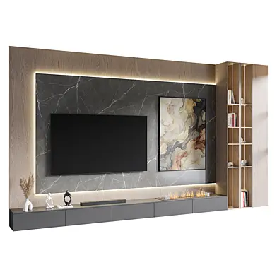 TV Wall set Shelf Wall Panel Decor