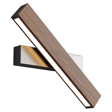 Rotatable Wall Lamp Nordic Solid Wood LED