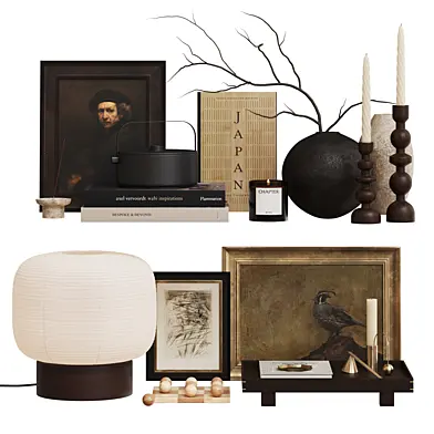 Mid Century Modern and Vintage Decorative Set 2