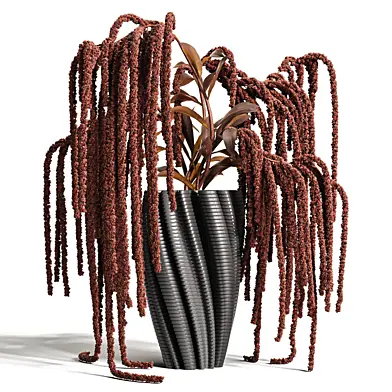 Amaranthus Cascade Sculpted Ceramic 54