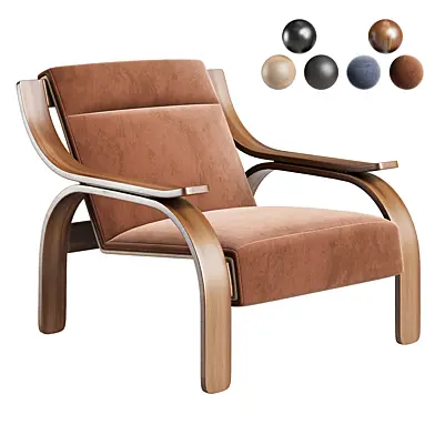 Woodline armchair by cassina