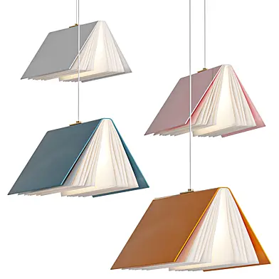 Nordic Floating Book Pendant Light