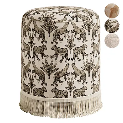 Boucle Fringe Pouf