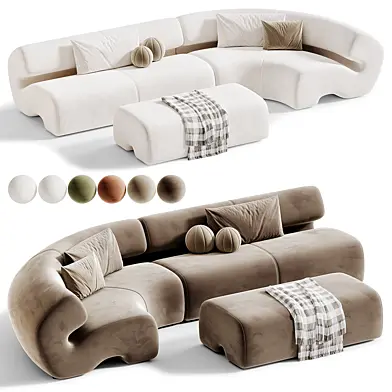 Cruuve Sofa by Moroso