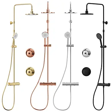 AM.PM X-Joy F0785A4xx ShowerSpot with thermostatic shower mixer
