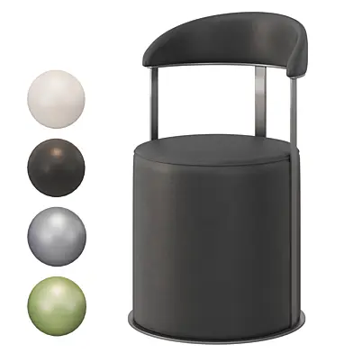 Aliexpress Round leather stool