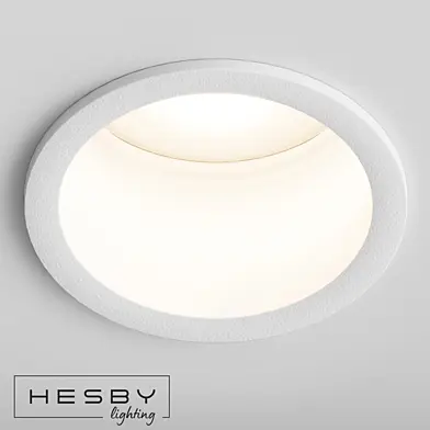 Встраиваемый светильник Hesby Verdal HSBL_0101 IP20,50Вт, GU10, белый