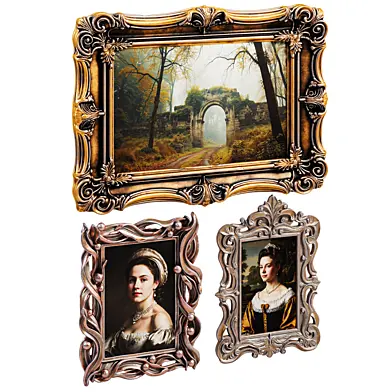 Antique Frame Set 02