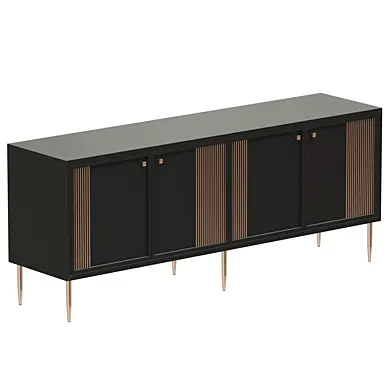 Modern Black Console