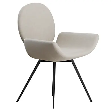Youbi Chair Metal Legs by Bonaldo