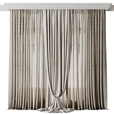 Linen Curtains - Classic Curtain 133 HBH corona