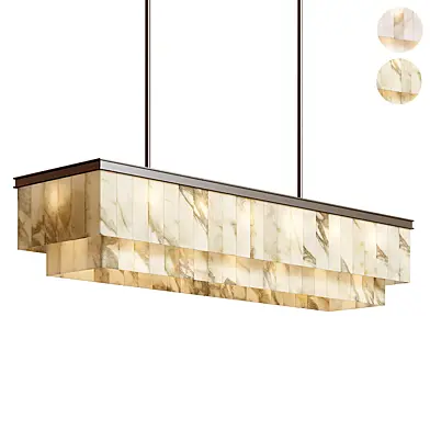 Windsor Natural Marble Chandelier Set