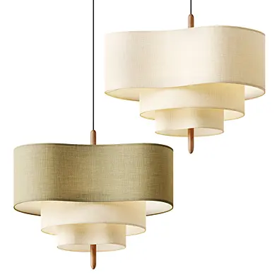 Raphia Fabric Pendant Lamp